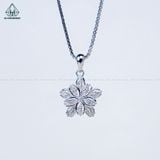  P417 Mặt dây hoá 5 cánh đôi 