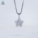  P417 Mặt dây hoá 5 cánh đôi 