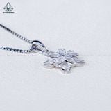  P417 Mặt dây hoá 5 cánh đôi 
