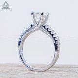  RX557 FULL MOIS 6.3mm Nhẫn nữ viền baguette 