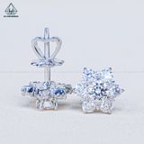  EX269 FULL MOIS 4mm Bông tai 6 cánh nhọn 