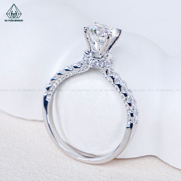  RX547 6.3mm Nhẫn nữ 4 chấu 
