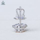  EX475 FULL MOIS 4.5mm Bông tai vuông 