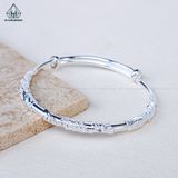  B025 Lắc tay viên hoa mẫu đơn freesize 