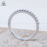  RX558 Nhẫn nữ FULL MOIS baguette 1.5x2.5mm 