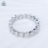  RX562 FULL MOIS HEART Nhẫn nữ tim full vòng 