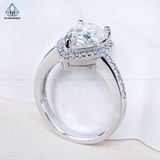  RX561 FULL MOIS Nhẫn nữ Mois Pear 8*12mm (Không mã cạnh) 