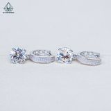  EX485 Bông tai khoen chủ MOIS 8mm (không mã cạnh) 