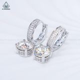  EX485 Bông tai khoen chủ MOIS 8mm (không mã cạnh) 