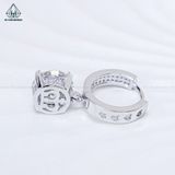  EX485 Bông tai khoen chủ MOIS 8mm (không mã cạnh) 