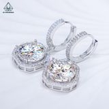  EX484 Bông tai khoen chủ MOIS 11mm (không mã cạnh) 