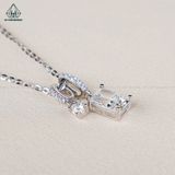  N569 Dây mặt liền đá đôi 