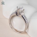  RX459 6.3mm Nhẫn nữ 4 chấu 