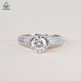  RX459 6.3mm Nhẫn nữ 4 chấu 