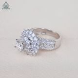  RX469 6.5mm Nhẫn nữ đài hoa 