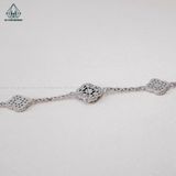  B864 Lắc tay Van xen kẽ mã não viền đá 