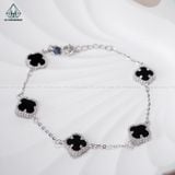  B866 Lắc tay Van đá mã não đen 