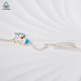  BB045 Lắc tay bé gắn charm kì lân 