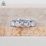  RX463 4mm Nhẫn kết FULL MOIS TRẮNG 