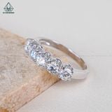  RX463 4mm Nhẫn kết FULL MOIS TRẮNG 