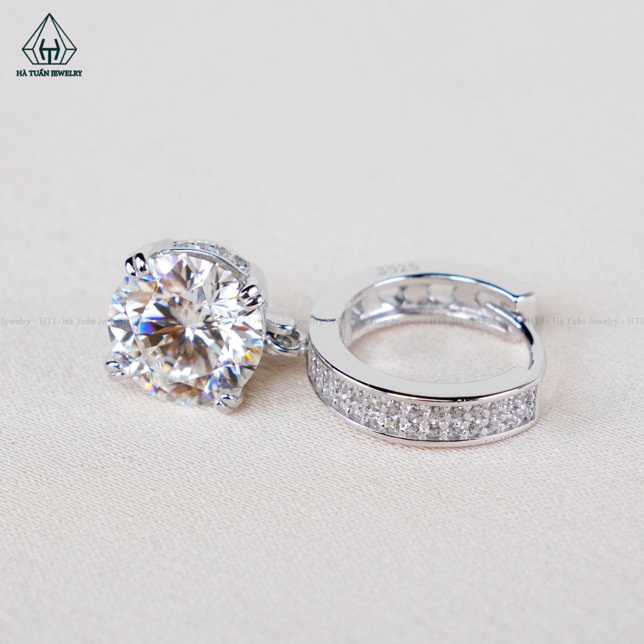  EX382 Bông khoen chủ MOIS 8mm (không mã cạnh) 