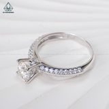  RX476 6mm Nhẫn nữ 4 chấu đai móc máy 