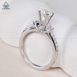  RX477 5.4mm Nhẫn nữ 4 chấu đai mỏng 