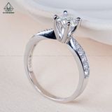  RX474 5.4mm Nhẫn nữ 4 chấu 