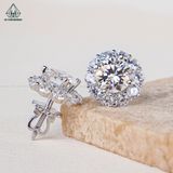  EX389 7.5mm Bông tai hoa 10 cánh 