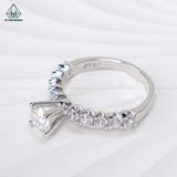  RX475 5.4mm Nhẫn nữ 4 chấu đai tấm lớn 