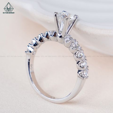 RX475 5.4mm Nhẫn nữ 4 chấu đai tấm lớn