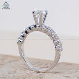  RX475 5.4mm Nhẫn nữ 4 chấu đai tấm lớn 