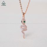  N599 Dây mặt liền rắn xi vàng hồng 