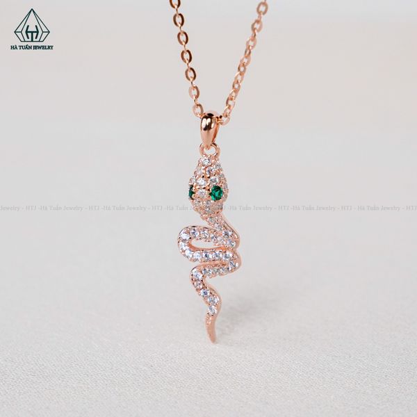  N599 Dây mặt liền rắn xi vàng hồng 