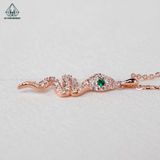  N599 Dây mặt liền rắn xi vàng hồng 