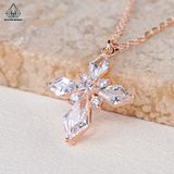  N596 Dây mặt liền thánh giá Full đá 