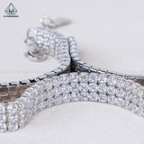  B907 Lắc tay 3 hàng 2mm 