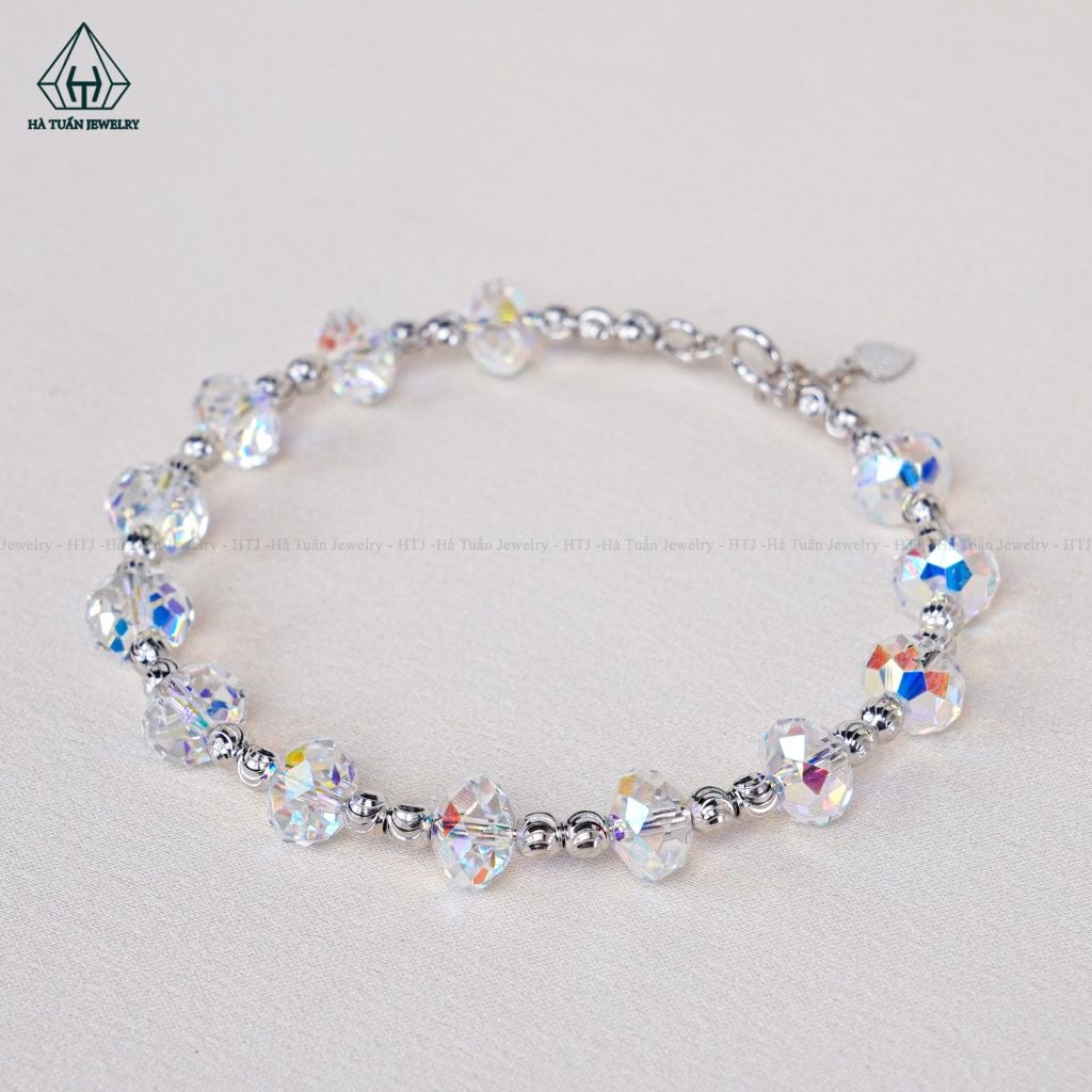 B822 Vòng tay pha lê 8mm
