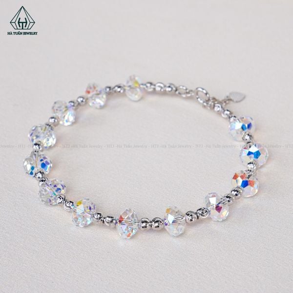  B822 Vòng tay pha lê 8mm 