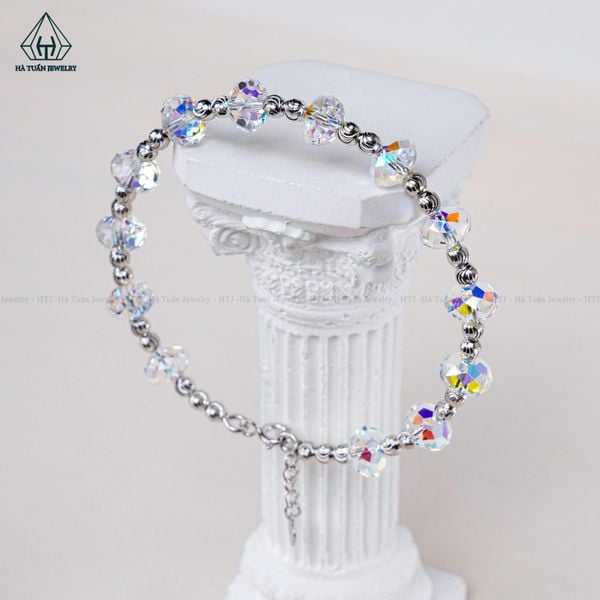  B822 Vòng tay pha lê 8mm 