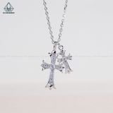  N598 Dây mặt liền thánh giá đôi 