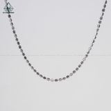  NCX077 1.8mm Dây chuyền bi đôi 