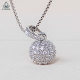  P391 Mặt dây chuyền châu đá 