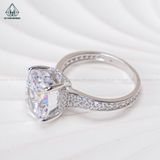  RX484 Oval 10*12mm Nhẫn nữ chủ Trắng 