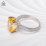  RX484 Nhẫn nữ chủ Oval Vàng 10*12mm 