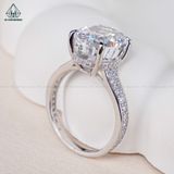  RX484 Oval 10*12mm Nhẫn nữ chủ Trắng 