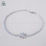  B911 Lắc tay hoa cúc Full đá CZ 