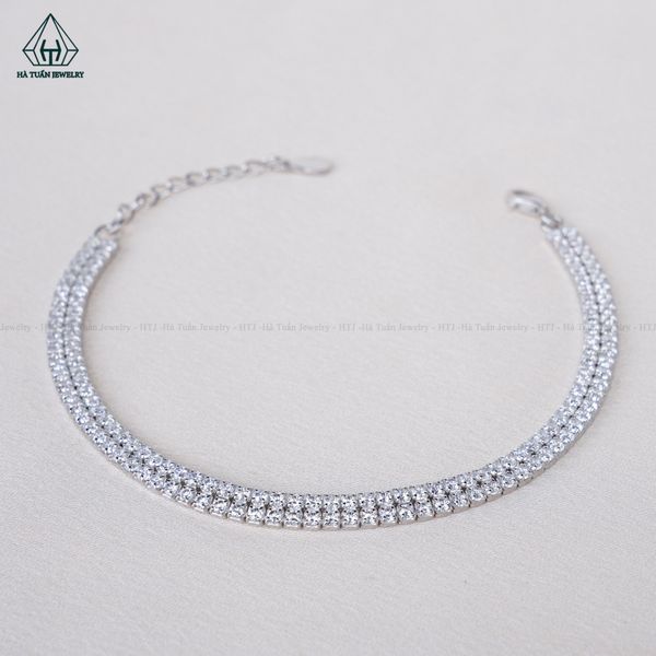  B907 Lắc tay 2 hàng 2mm 