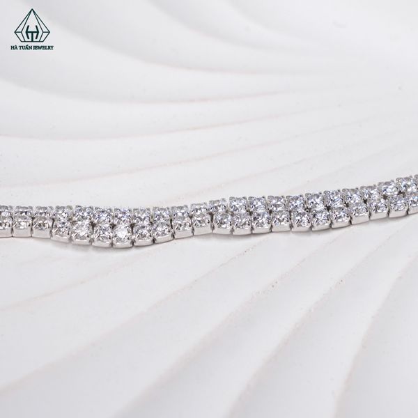  B907 Lắc tay 2 hàng 2mm 