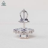  EX416 5mm Bông tai hoa cúc 10 cánh 